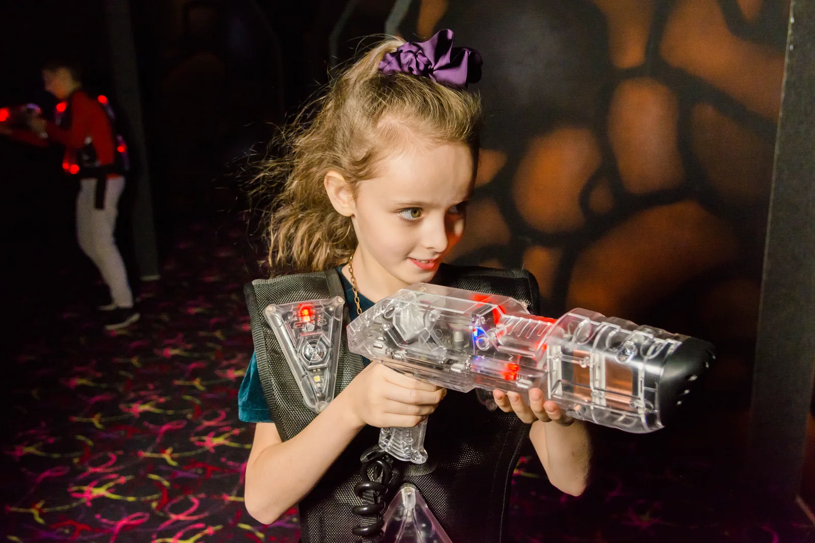 Участница праздника 1 сентября в LaserLand